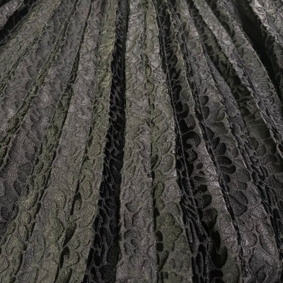 THE KOOPLES Long Pleated Skirt With Leopard Print Size 2 - Picture 4 of 6